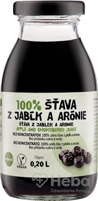 zdravo 100% ŠŤAVA Z JABĹK A ARÓNIE
