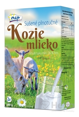 asp KOZIE MLIEKO