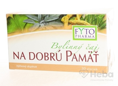 FYTO Bylinný čaj NA DOBRÚ PAMÄŤ