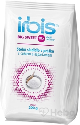 Irbis BIG SWEET stolové sladidlo v prášku