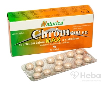 Naturica CHRÓM MAX so zeleným čajom a vlákninou