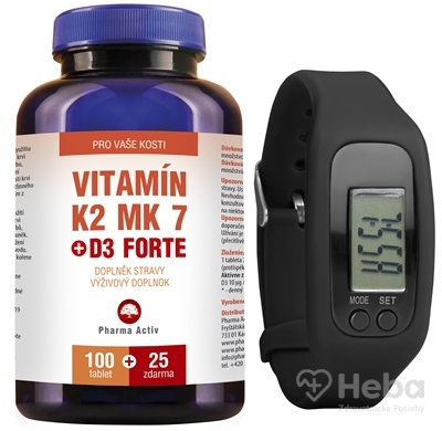 Pharma Activ Vitamín K2 MK 7 + D3 FORTE