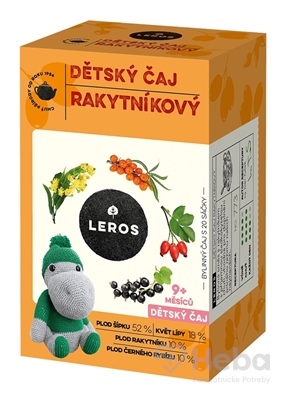 LEROS DETSKÝ ČAJ RAKYTNÍKOVÝ