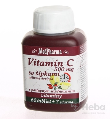 MedPharma VITAMÍN C 500MG so šípkami