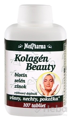 MedPharma Kolagén Beauty – biotín, selén, zinok