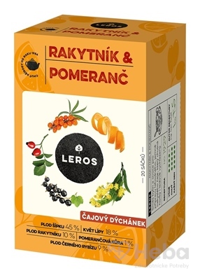 LEROS ČAJOVÁ CHVÍĽKA RAKYTNÍK & POMARANČ