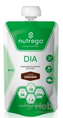 Nutrego DIA s príchuťou čokoláda