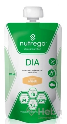 Nutrego DIA s príchuťou oriešok