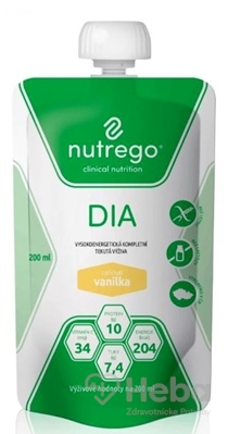Nutrego DIA s príchuťou vanilka