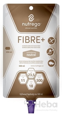 Nutrego FIBRE+ s príchuťou neutral