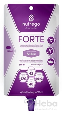 Nutrego FORTE s príchuťou neutral