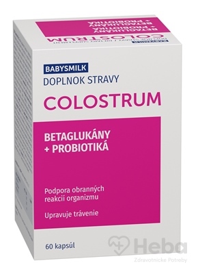 BABYSMILK COLOSTRUM + BETAGLUKÁNY + PROBIOTIKÁ