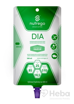Nutrego DIA s príchuťou neutral