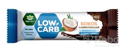 topnatur LOW CARB Kokos v horkej čokoláde