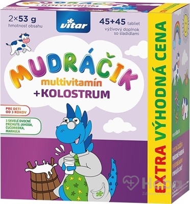 VITAR MUDRÁČIK multivitamín + KOLOSTRUM