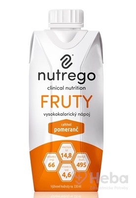 Nutrego FRUTY s príchuťou pomaranč