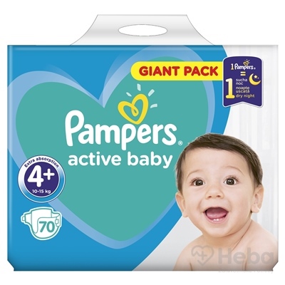 PAMPERS active baby Giant Pack 4+ MaxiPlus