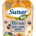 Sunar BIO Kapsička Jablko, jahoda, čučoriedka