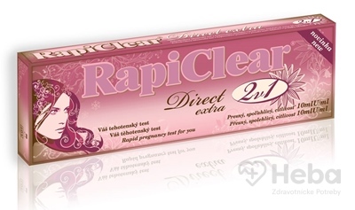 RapiClear Tehotenský test Direct extra 2v1