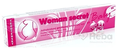 Woman secret BABY tehotenský test
