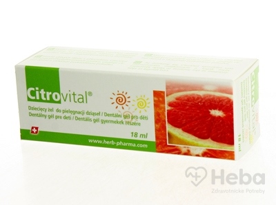 Citrovital Dentálny gél pre deti