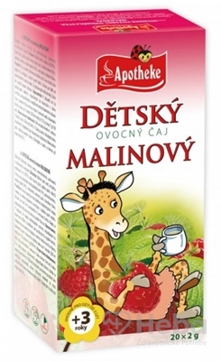 APOTHEKE DETSKÝ OVOCNÝ ČAJ MALINOVÝ
