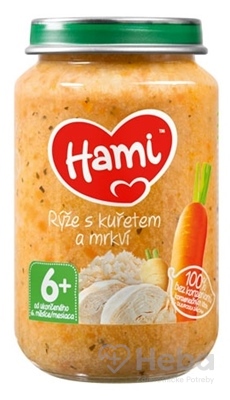 Hami príkrm Ryža s kuraťom a mrkvou