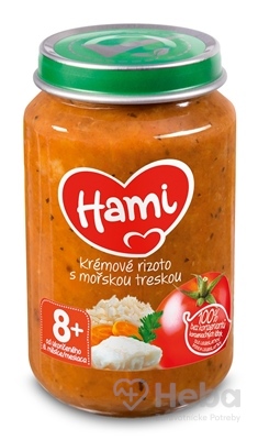 Hami príkrm Krémové rizoto s morskou treskou