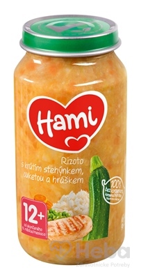 Hami príkrm Rizoto s morčacím stehienkom, cuketou