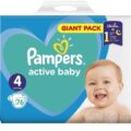PAMPERS active baby Giant Pack 4 Maxi