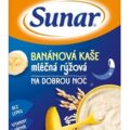 Sunar BANÁNOVÁ KAŠA mliečna ryžová NA DOBRÚ NOC