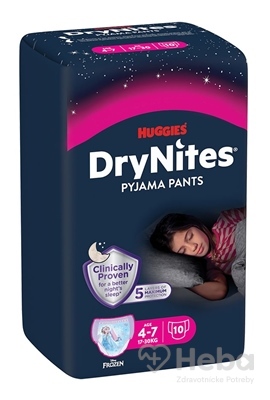 HUGGIES DryNites MEDIUM PRE DIEVCATA  (4-7 rokov)
