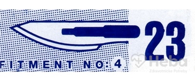 SKALPELOVÉ ČEPIELKY SURGEON č.23