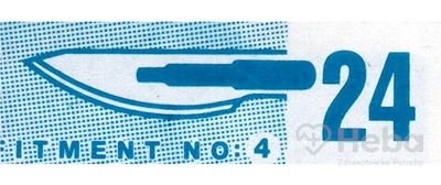 SKALPELOVÉ ČEPIELKY SURGEON č.24
