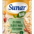 Sunar BIO príkrm ZELENINA, Kuracie MÄSO, CESTOVINY