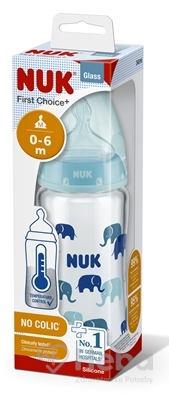NUK FC+ FĽAŠA SKLO s kontrolou teploty