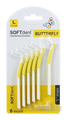 Medzizubné kefky SOFTdent Butterfly L 0,7 mm