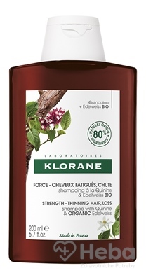 KLORANE SHAMPOOING À LA QUININE & EDELWEISS BIO