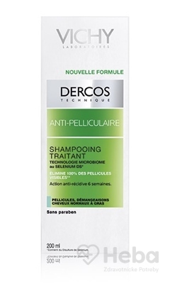VICHY DERCOS ANTI-PELLICULAIRE Šampón