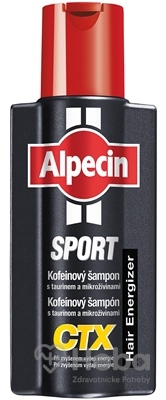 ALPECIN SPORT Kofeínový šampón CTX