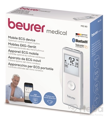 Beurer ME 90 Mobilný EKG prístroj, meranie ECG