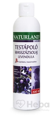 NATURLAND OŠETRUJÚCI MASÁŽNY OLEJ S LEVANDUĽOU