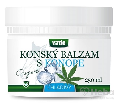 VIRDE KONSKÝ BALZAM S KONOPOU chladivý