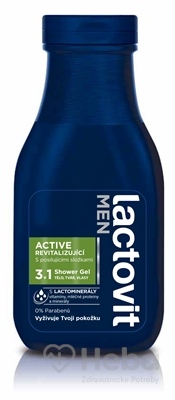 Lactovit MEN ACTIVE 3v1 Sprchový gél