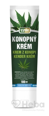 VIRDE KONOPNÝ KRÉM - rýchla úľava a uvoľnenie