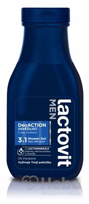 Lactovit MEN DeoACTION 3v1 Sprchový gél