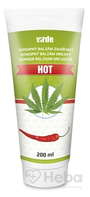 VIRDE KONOPNÝ BALZAM hrejivý HOT