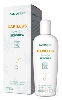 Cannaderm CAPILLUS šampón Seborea