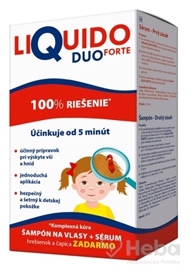 LiQuido DUO Forte šampón proti všiam