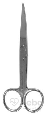 NOŽNICE CHIRURGICKÉ ZAHNUTÉ HROTNATÉ 20 cm
